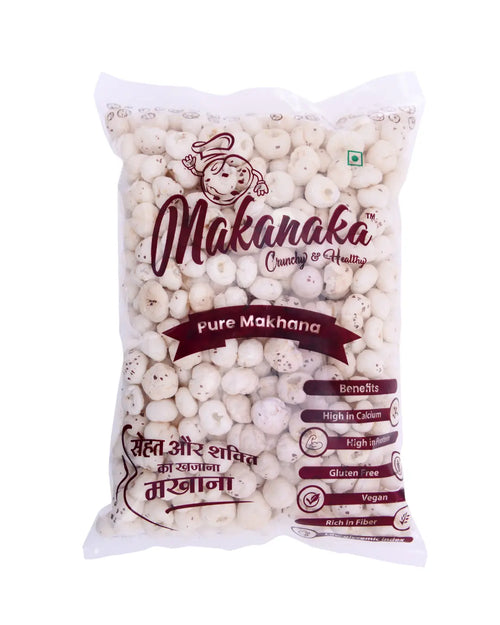 Makanaka - Pure Makhana Rem Organics - Premium Makhana (Fox Nuts) Online | 100% Natural Healthy Snacks